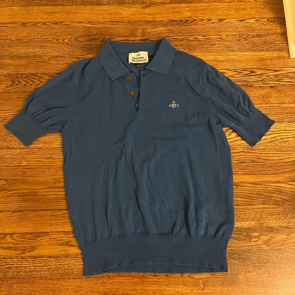 Vivienne Westwood Blue Polo Shirt